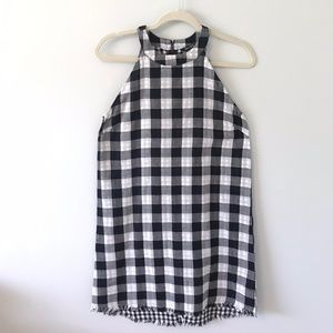Velvet Heart Gingham Sleeveless Dress XS